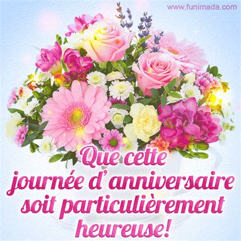 259 GIFS gratuits de Joyeux Anniversaire Femme